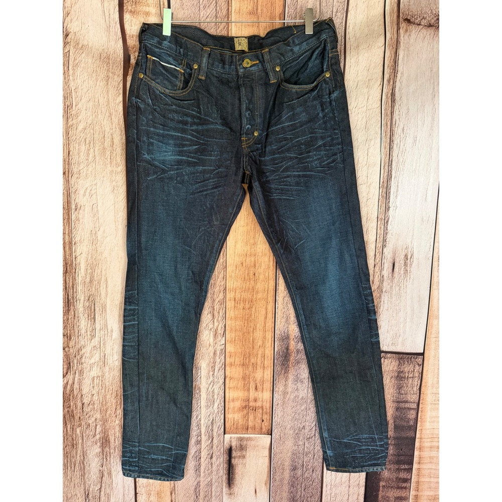 PRPS Barracuda Japanese Denim Jeans Donwan Harrell Dark Wash Premium Size 32